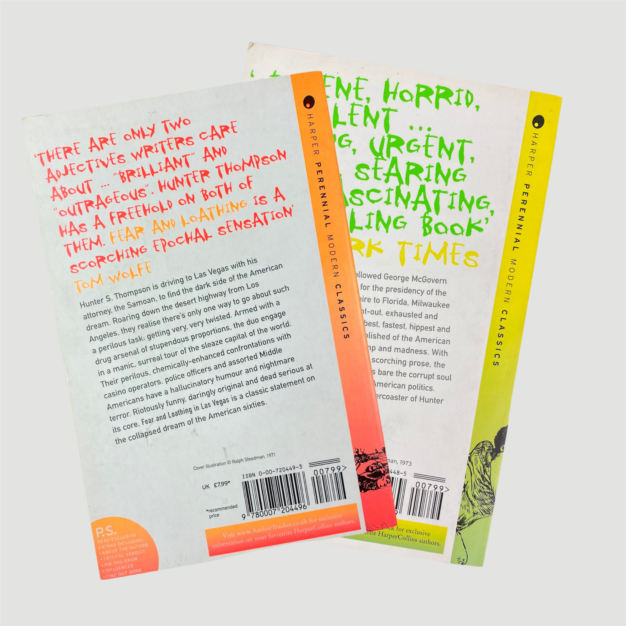 00's Hunter S. Thompson Fear & Loathing Double Book Set