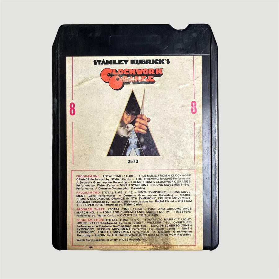 1971 Clockwork Orange Soundtrack 8 Track Cartridge