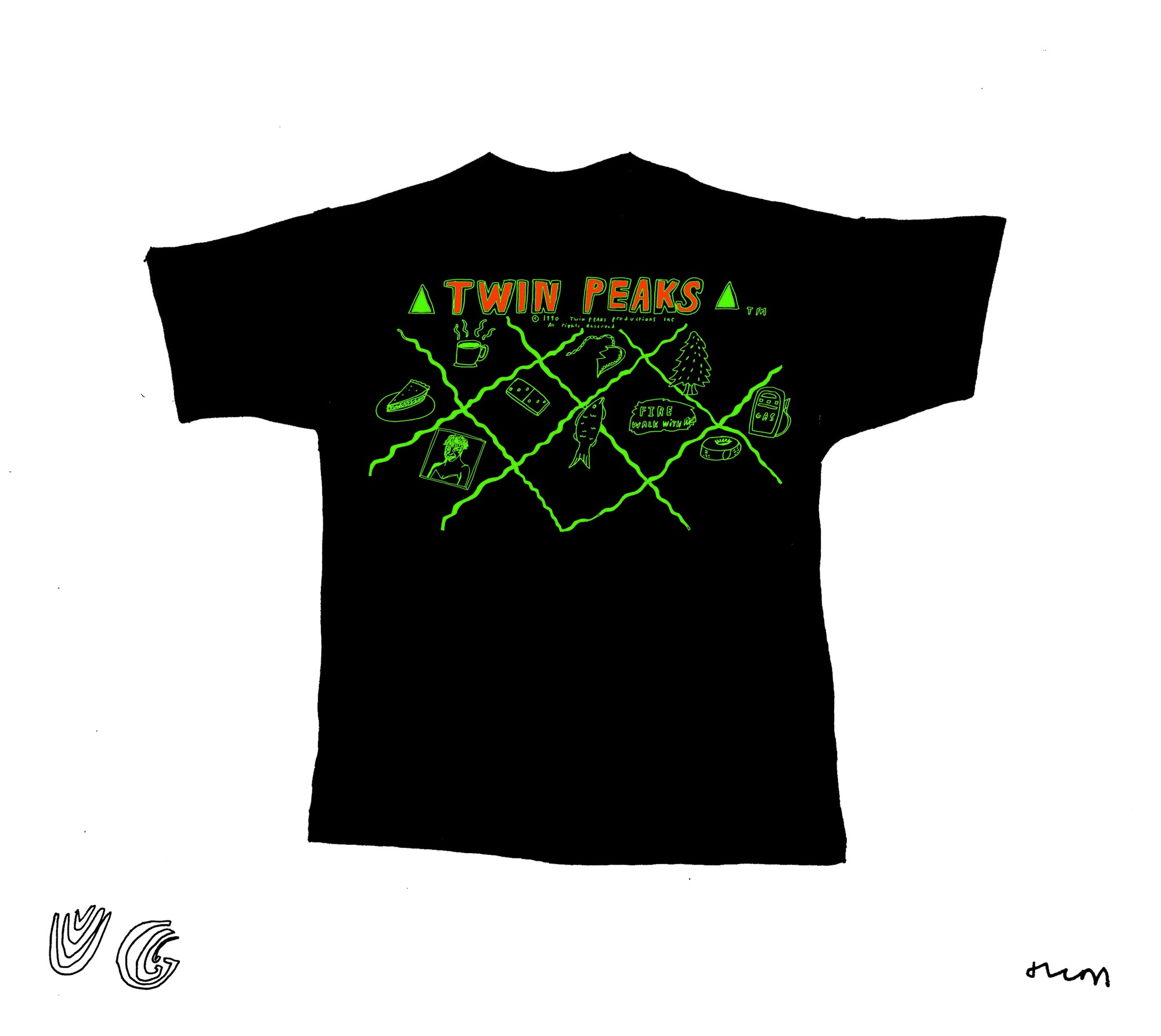 1991 Twin Peaks Icons T-Shirt