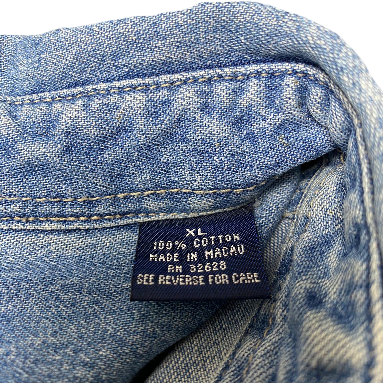 90's Tupperware Denim Chambray Work Shirt