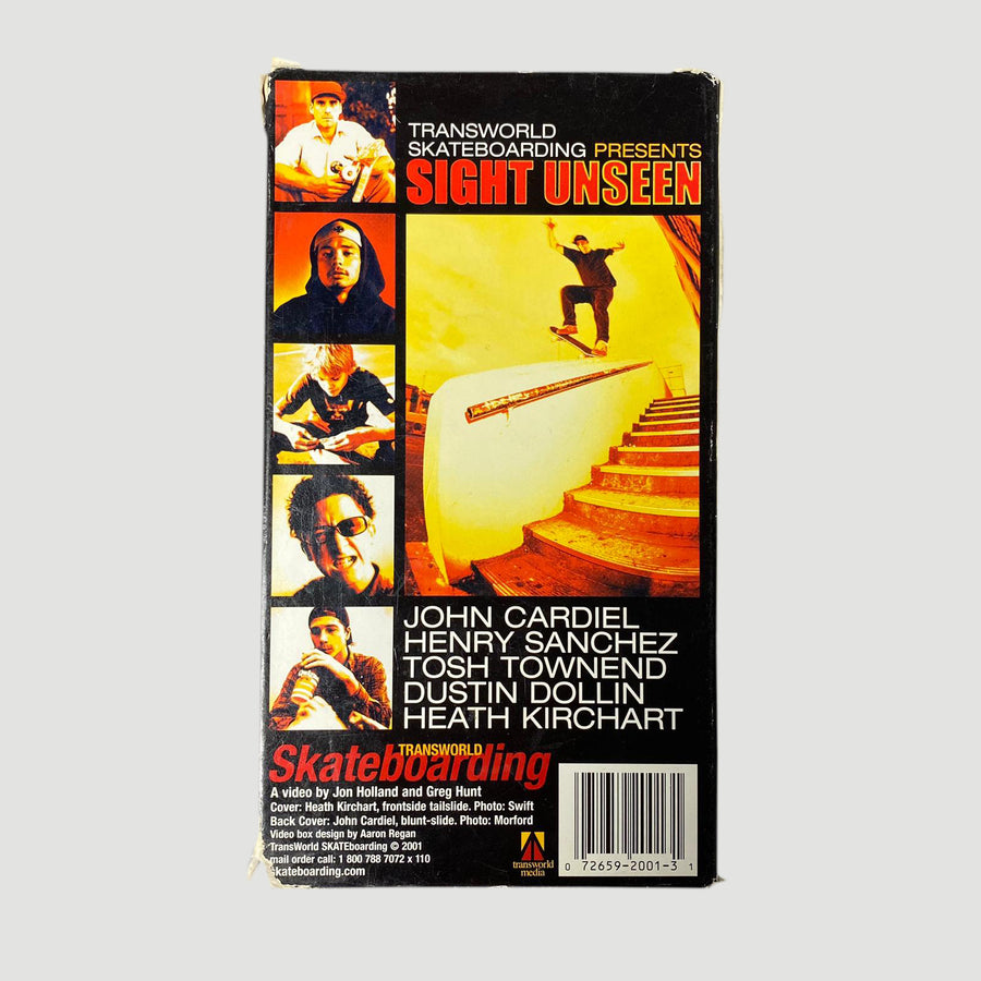 2001 Transworld Skateboarding 'Sight Unseen' VHS