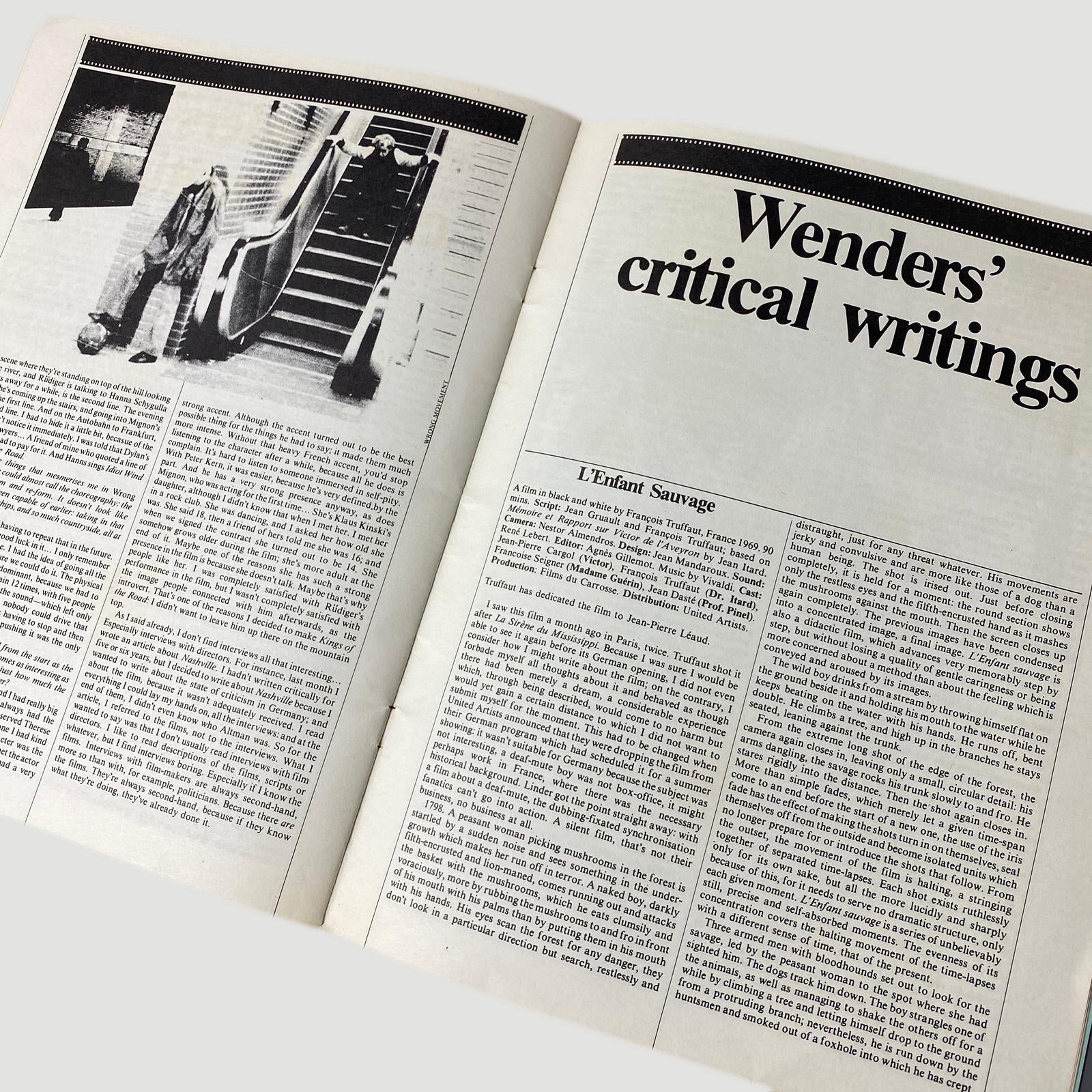 1976 Jan Dawson 'Wim Wenders'