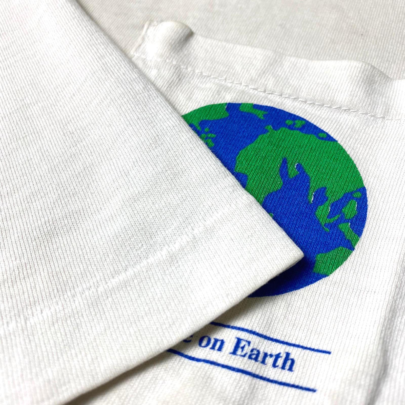 Late 80's WWF 'Saving Life On Earth' Pocket T-Shirt