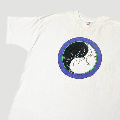 Early 90's Cat Yin Yang T-Shirt