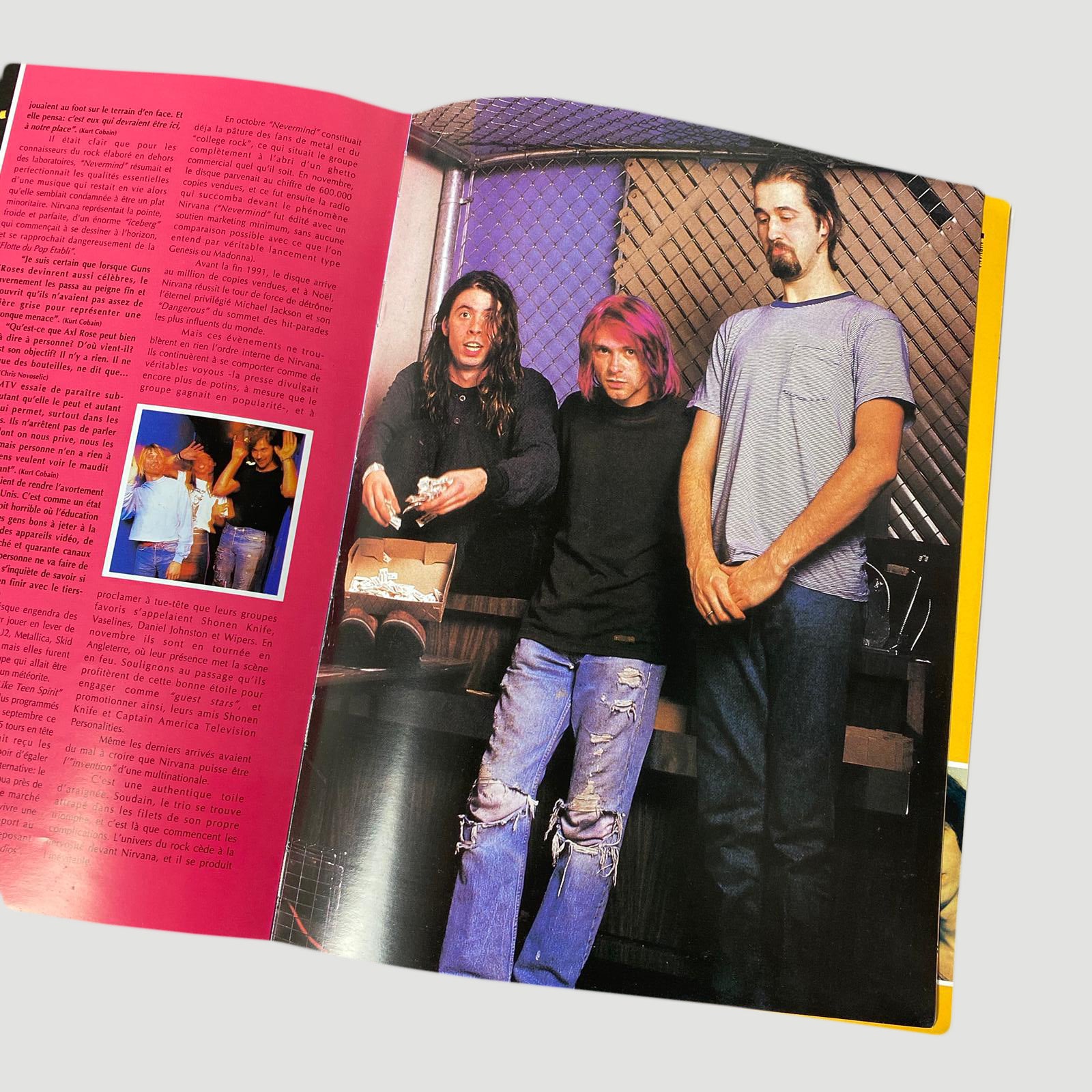 1994 Nirvana French Rock Profile Book