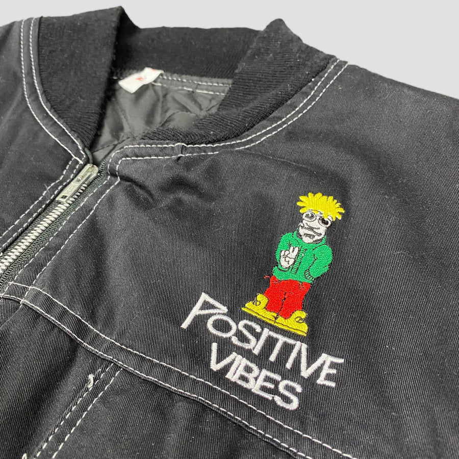 90's Spliffy Positive Vibes Jacket