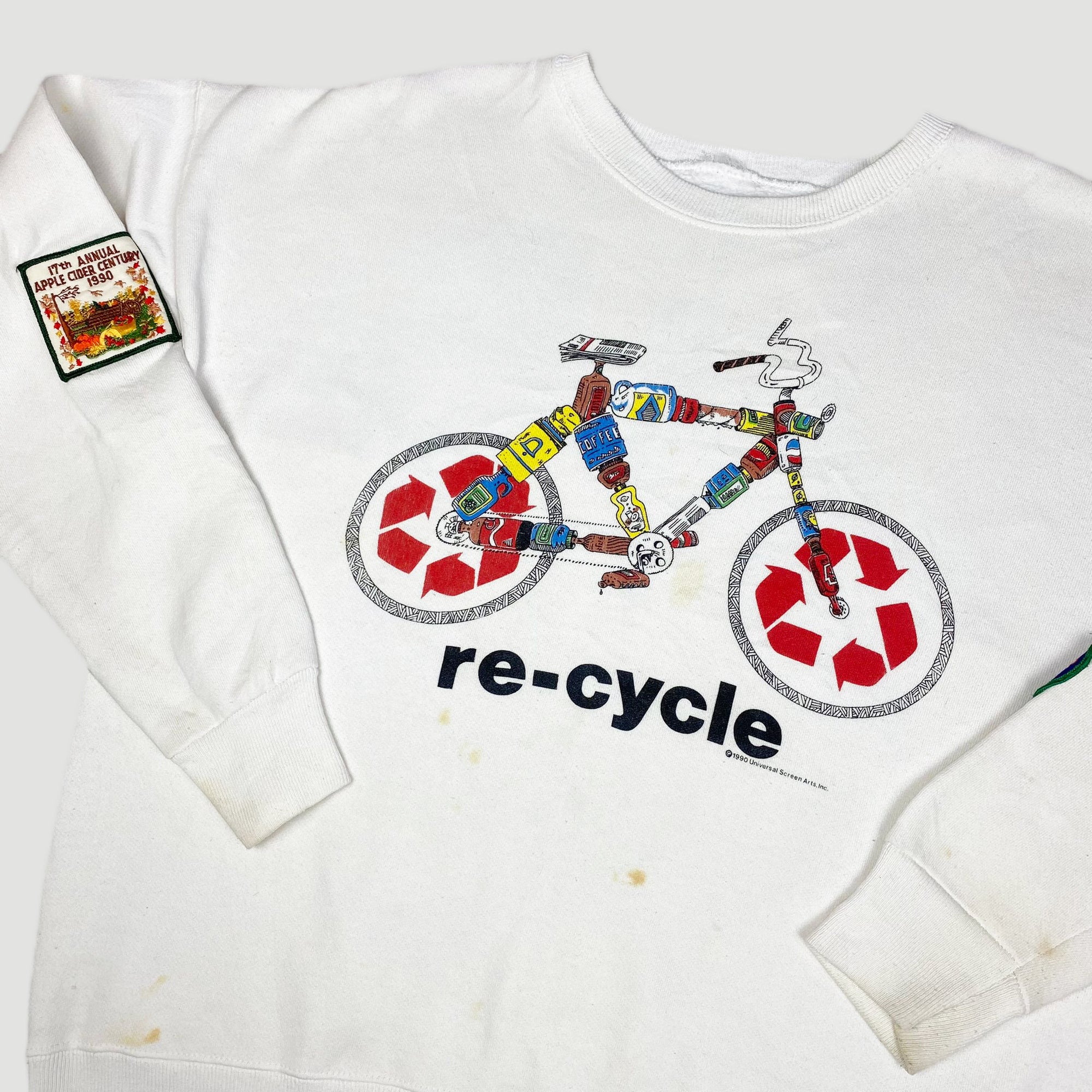 1990 Eco Recycle Biking Sweatshirt