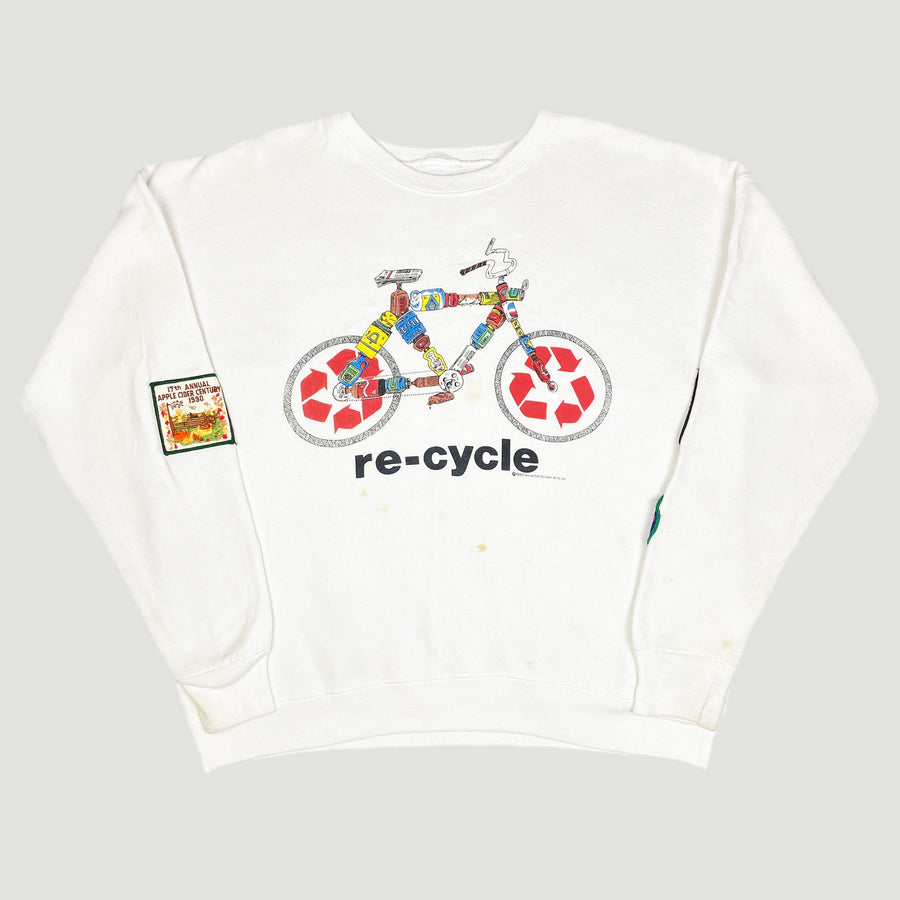 1990 Eco Recycle Biking Sweatshirt