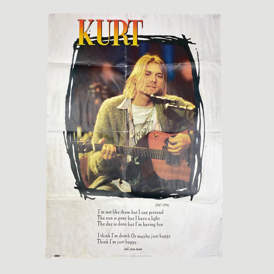 1995 Nirvana Unplugged in New York Door Poster
