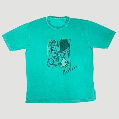 90's Picasso Embroidered T-Shirt