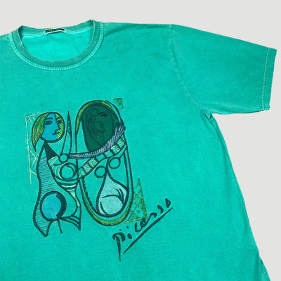 90's Picasso Embroidered T-Shirt