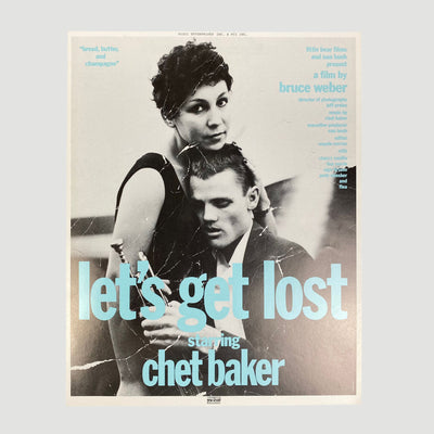 1988 Chet Baker Lets Get Lost Japanese B5 Poster