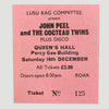 1984 Cocteau Twins + John Peel Ticket