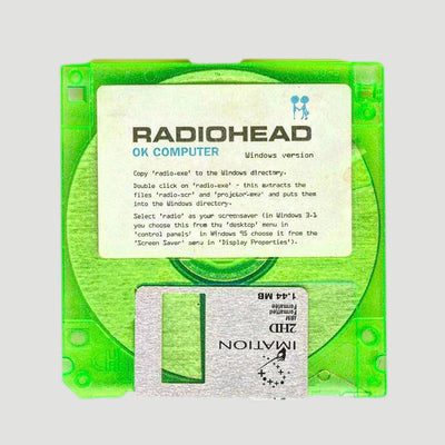1997 Radiohead OK Computer Promo 3.5" Floppy Disc