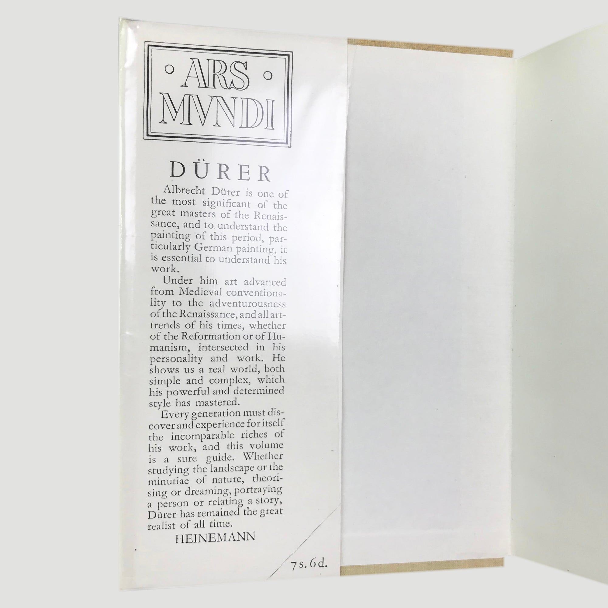 1954 Albrecht Durer Book