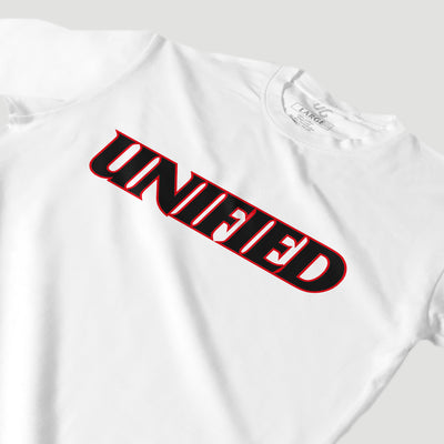 Unified Goods 'NO STAGE DIVING!' White T-Shirt