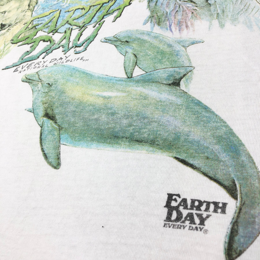 Early 90's Wildlife Earth day T-Shirt