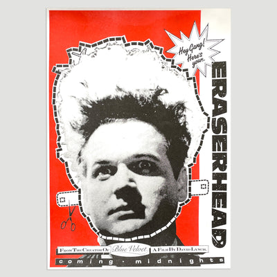 Mid 80's Eraserhead Cut Out Face Mask Promo