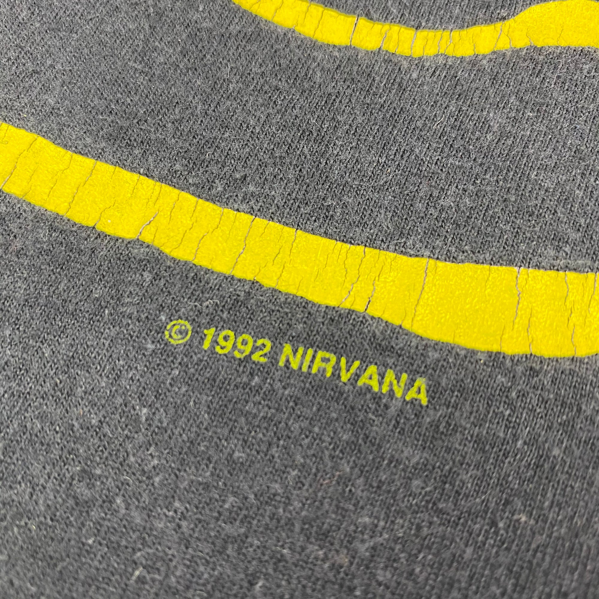 Early 00's Nirvana Nevermind 'Smiley' T-Shirt