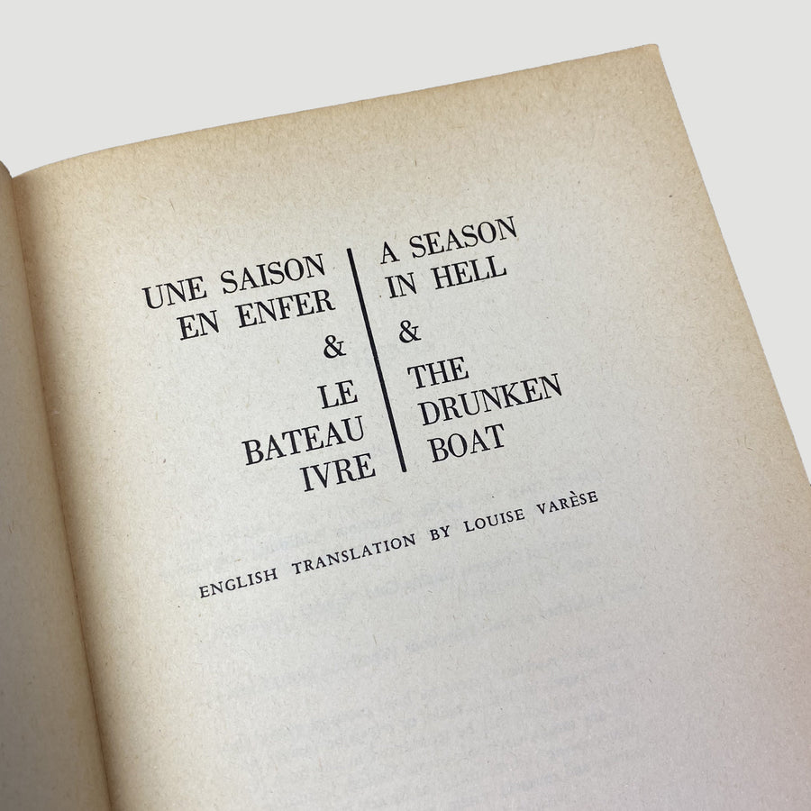 1961 Arthur Rimbaud 'A Season in Hell / The Drunken Boat
