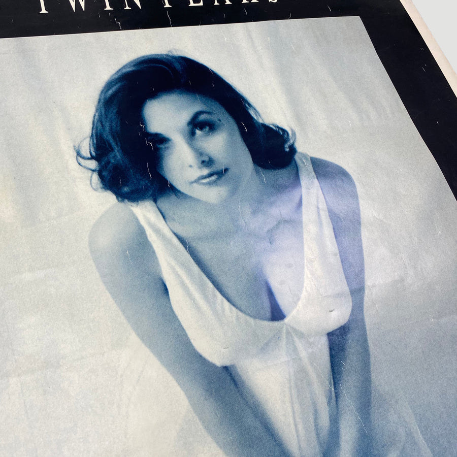 Early 90's Twin Peaks 'Sherilyn Fenn' Door Poster