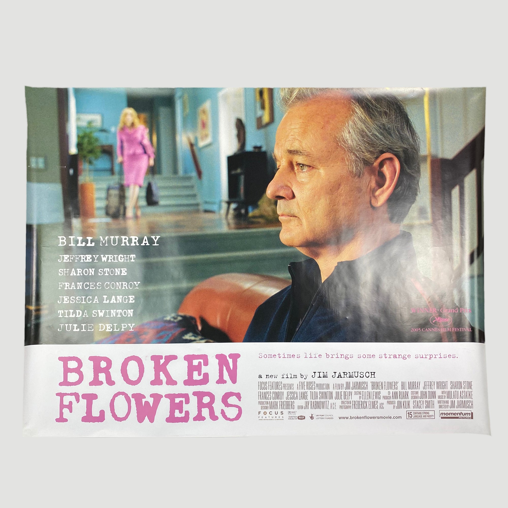 2005 Broken Flowers UK Quad Poster