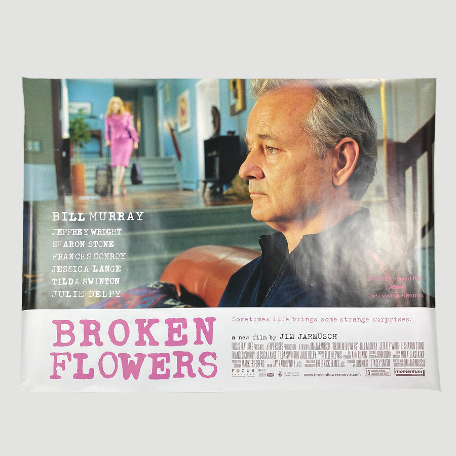 2005 Broken Flowers UK Quad Poster