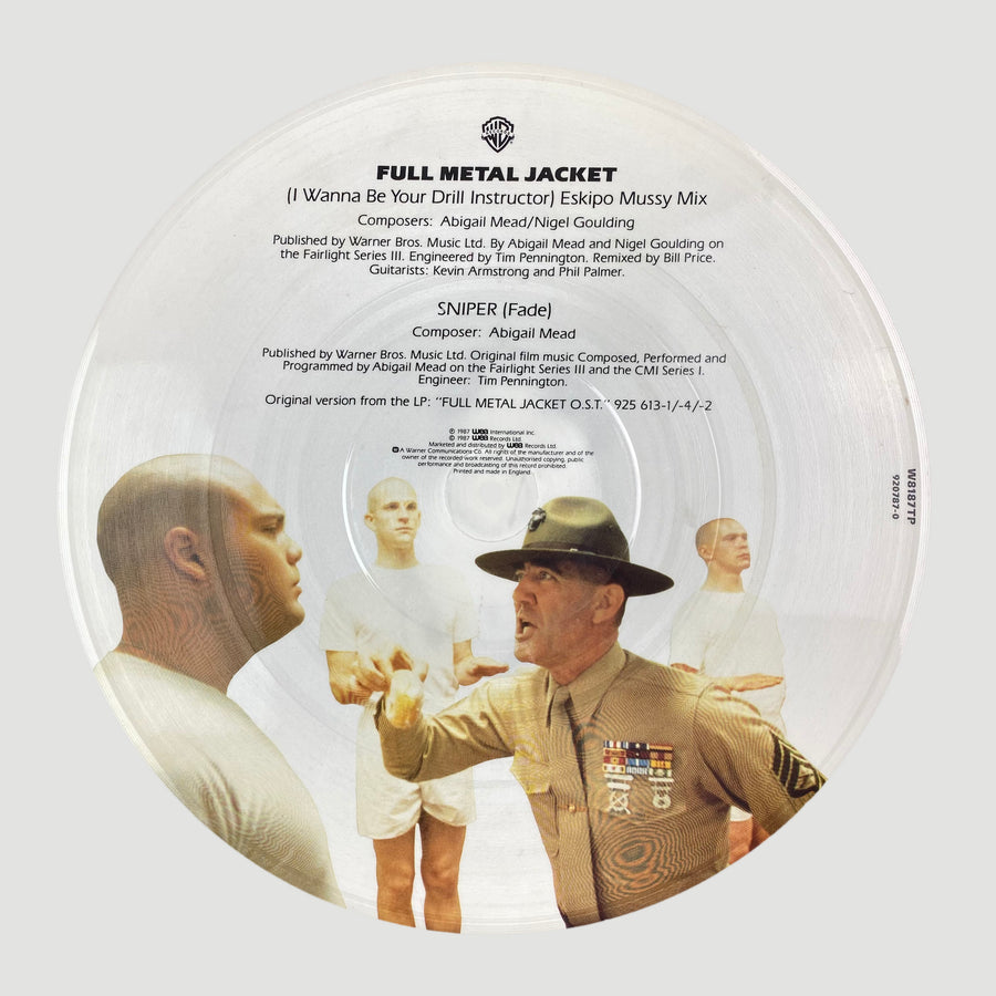 1987 Abigail Mead & Nigel Goulding 'Full Metal Jacket (I Wanna Be Your Drill Instructor)' 12" Picture Disc