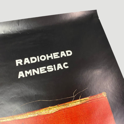 2001 Radiohead 'Amnesiac' Record Store Poster