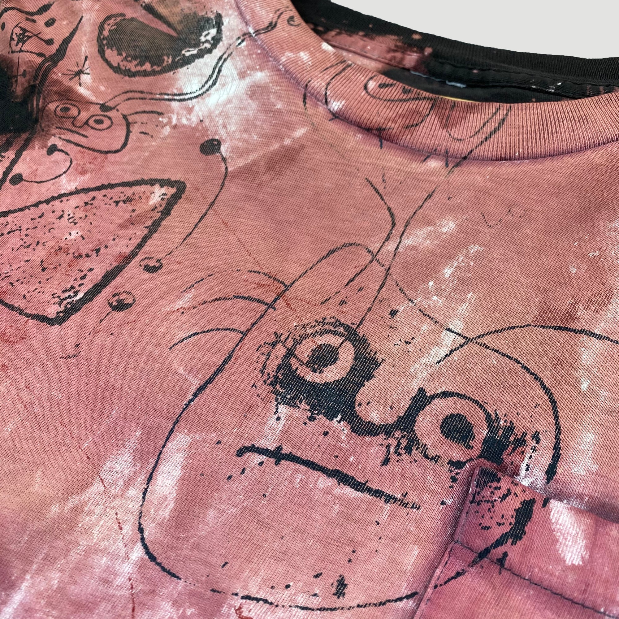 90's Home Made Screen Printed Art T-Shirt