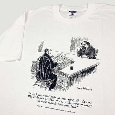 2002 The New Yorker 'Charles Dickens' T-Shirt