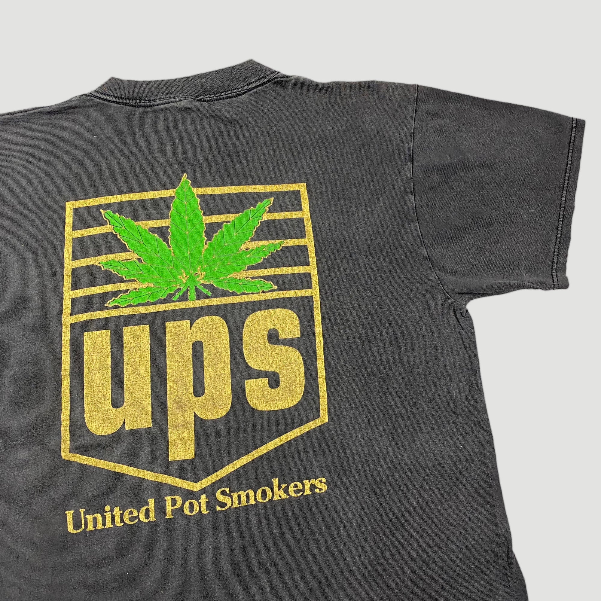激レア90'S当時物UPS United Pot Smokers Tシャツ L