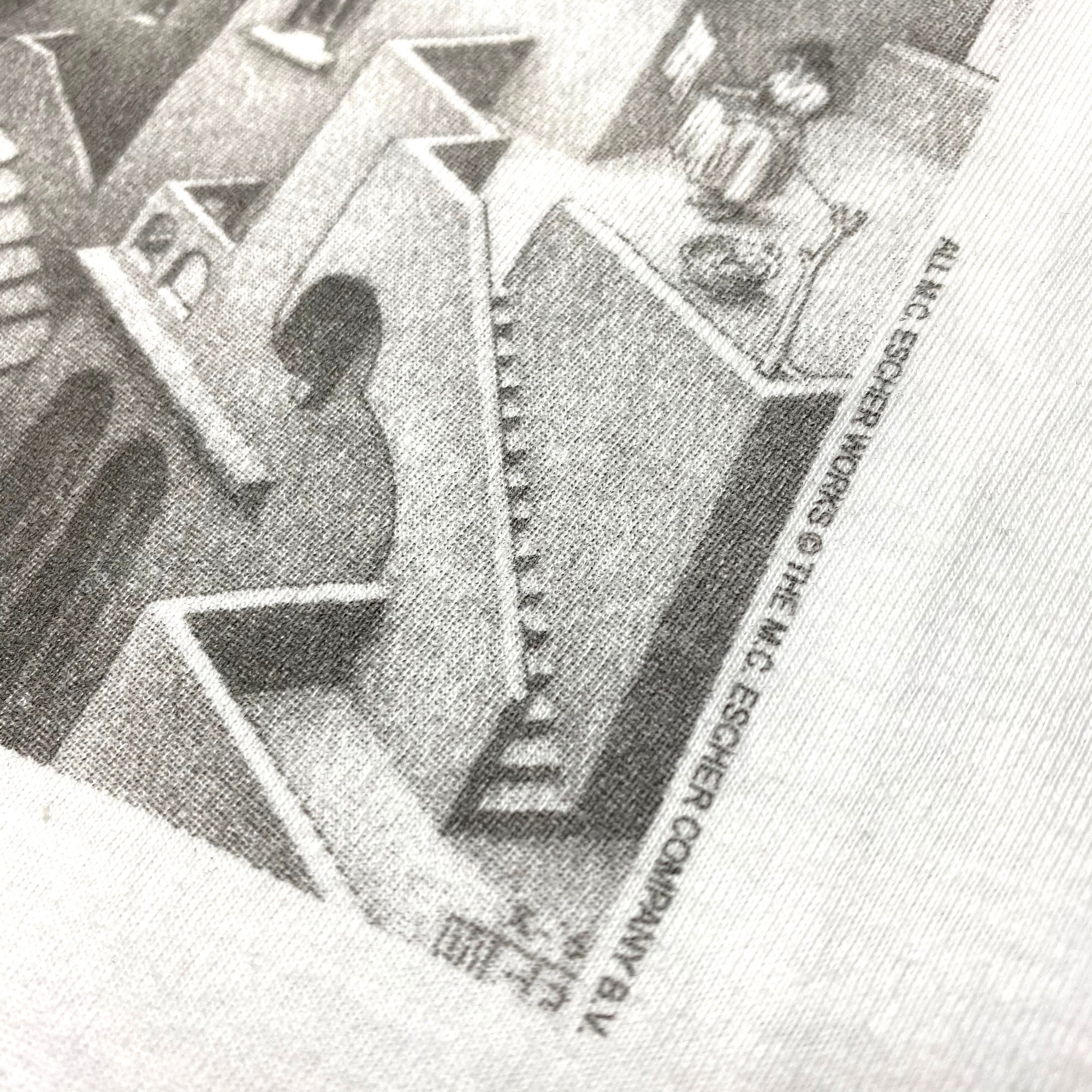 Early 00's M.C. Escher 'Waterfall' T-Shirt