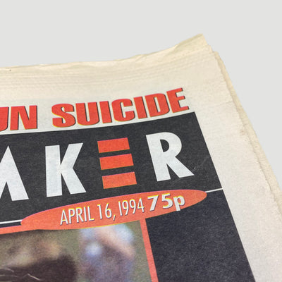 1994 Melody Maker - Kurt Cobain In Memoriam Issue