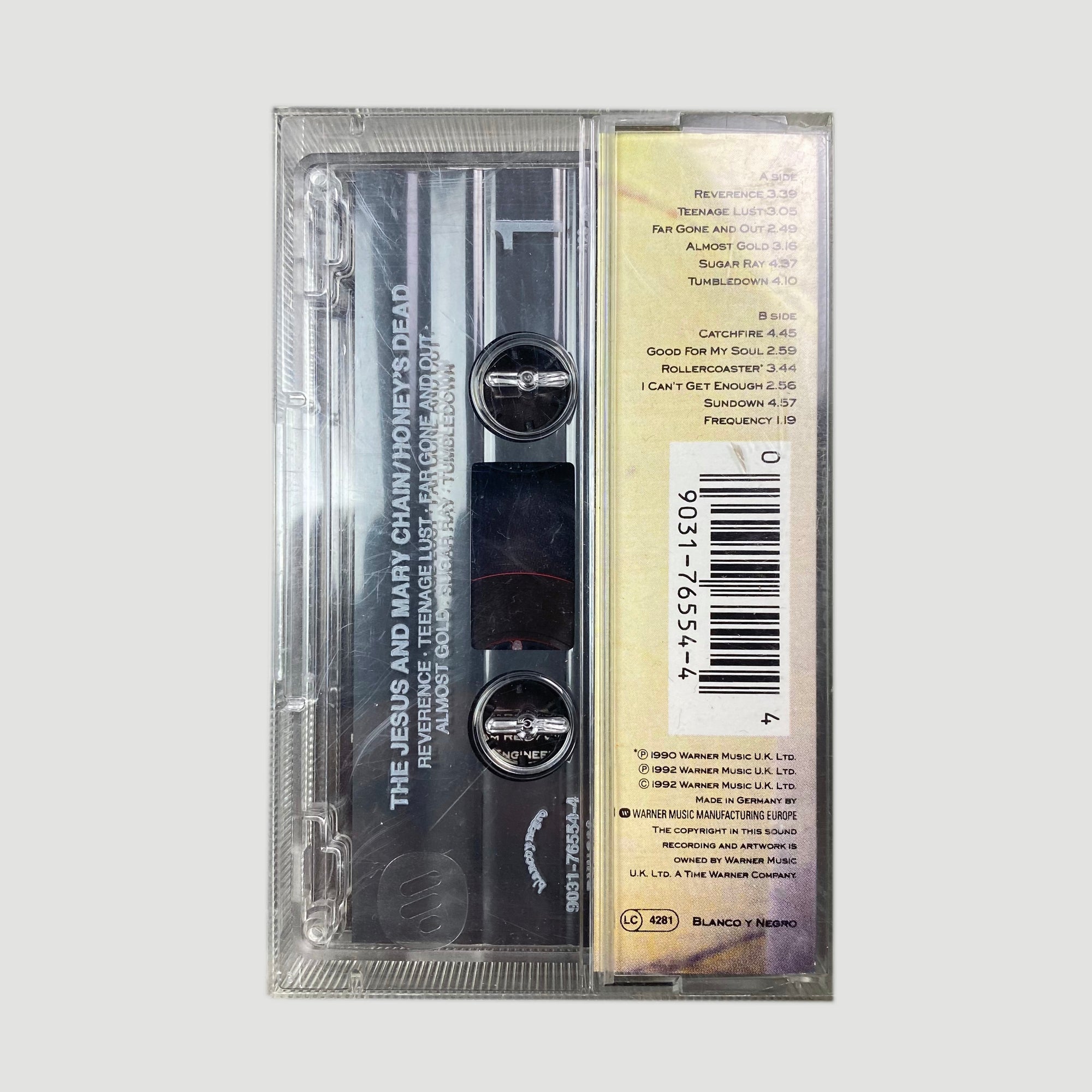 1992 The Jesus And Mary Chain ‎'Honey's Dead' Cassette