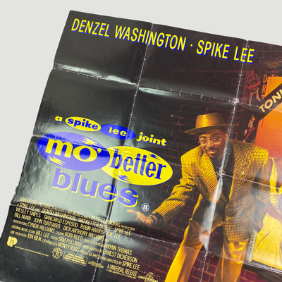 1990 Mo' Better Blues UK Quad Cinema Poster