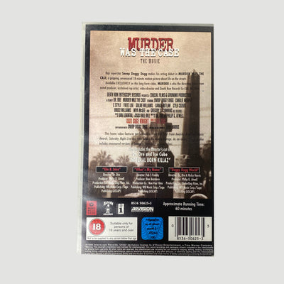 1994 Murder Was The Case VHS