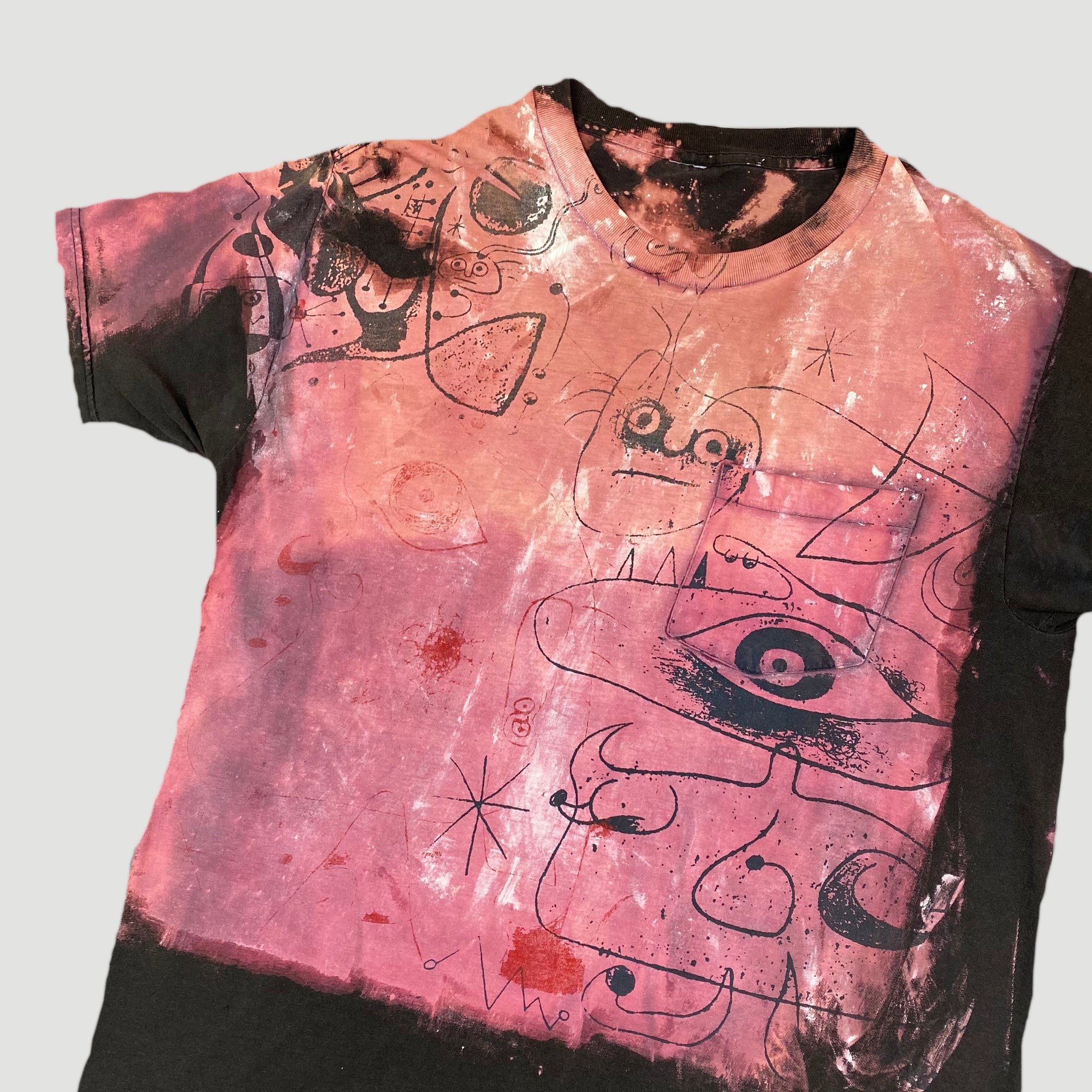 90's Home Made Screen Printed Art T-Shirt