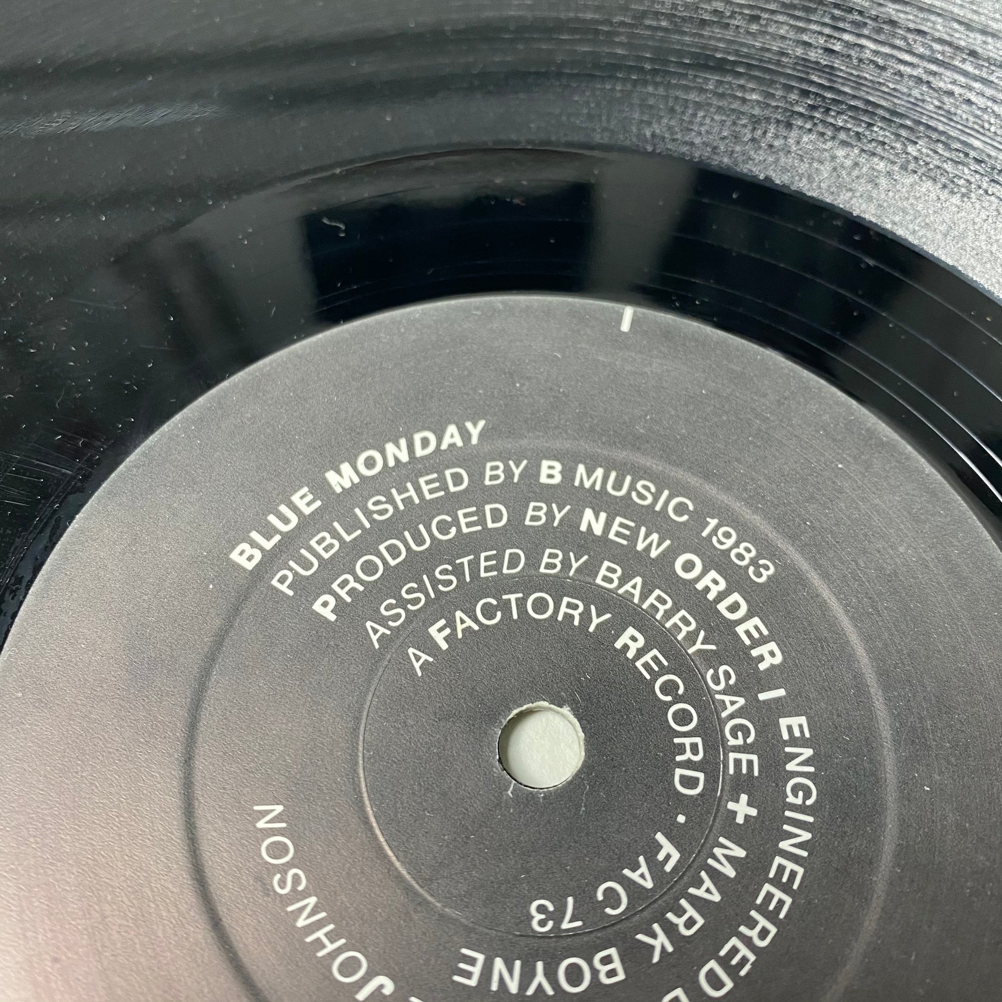 1983 New Order ‎'Blue Monday' 12"