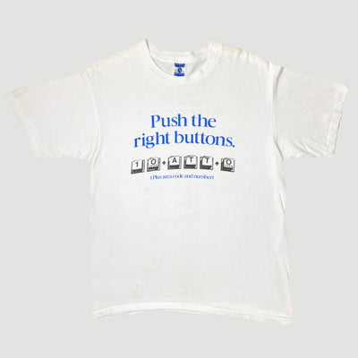 80's AT&T 'Push The Right Buttons' T-Shirt