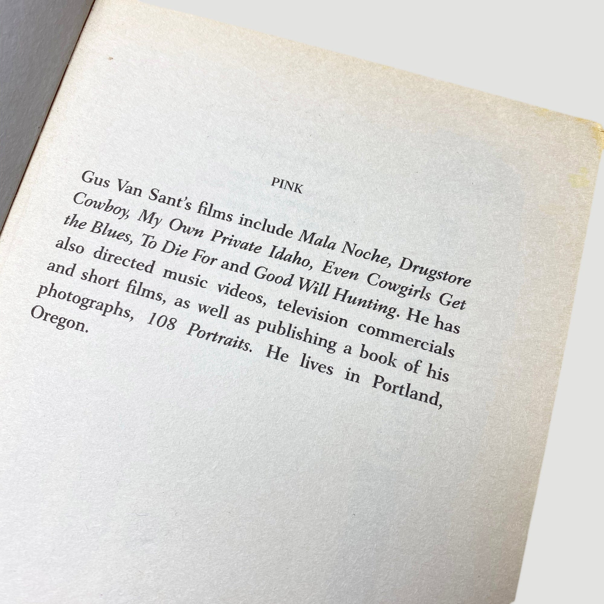 1997 Gus Van Sant ‘Pink’