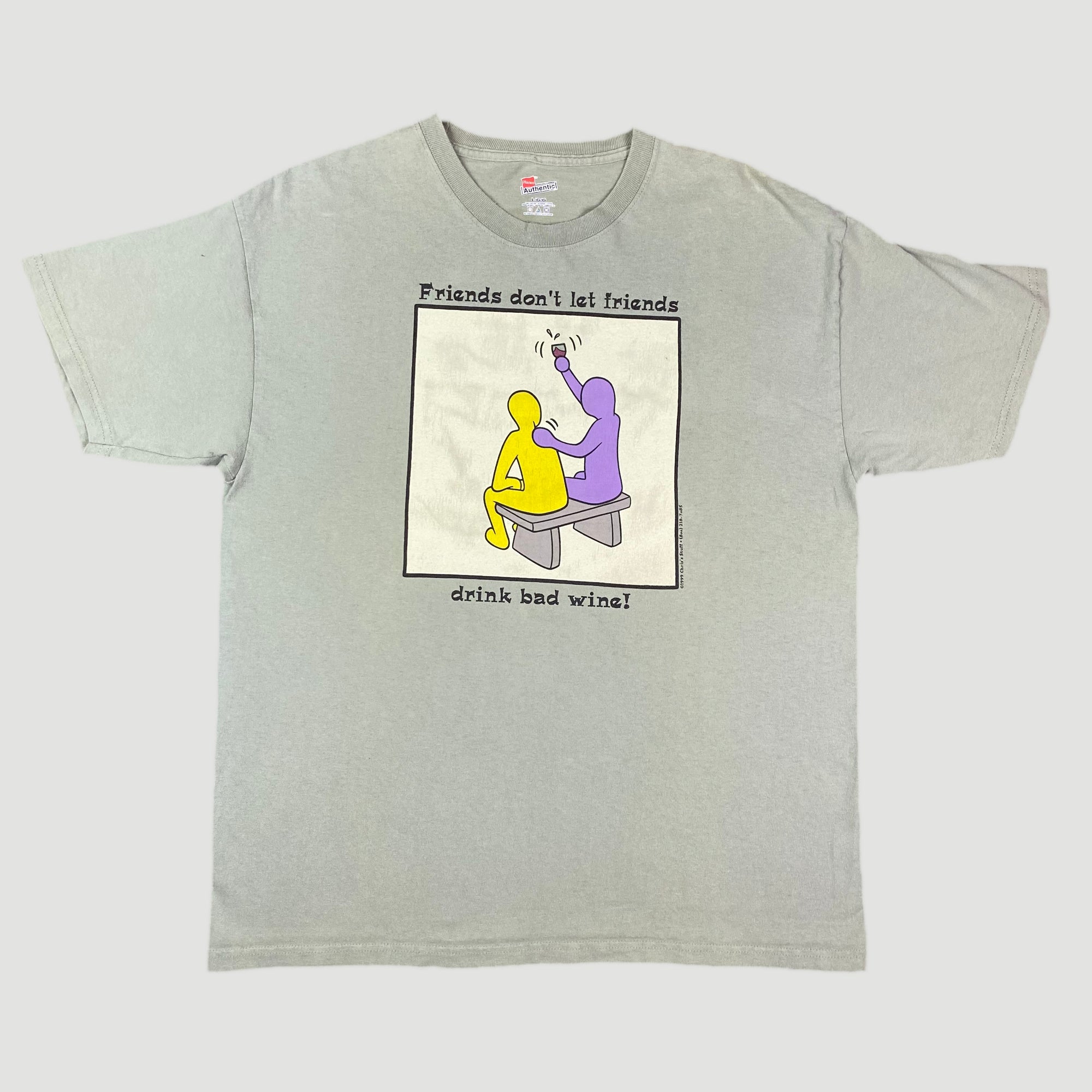 00's Friends Dont Let Friends Drink Bad Wine T-Shirt