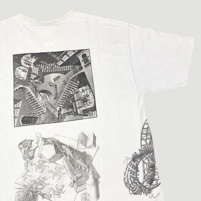 90's MC Escher All Over Graphic T-Shirt