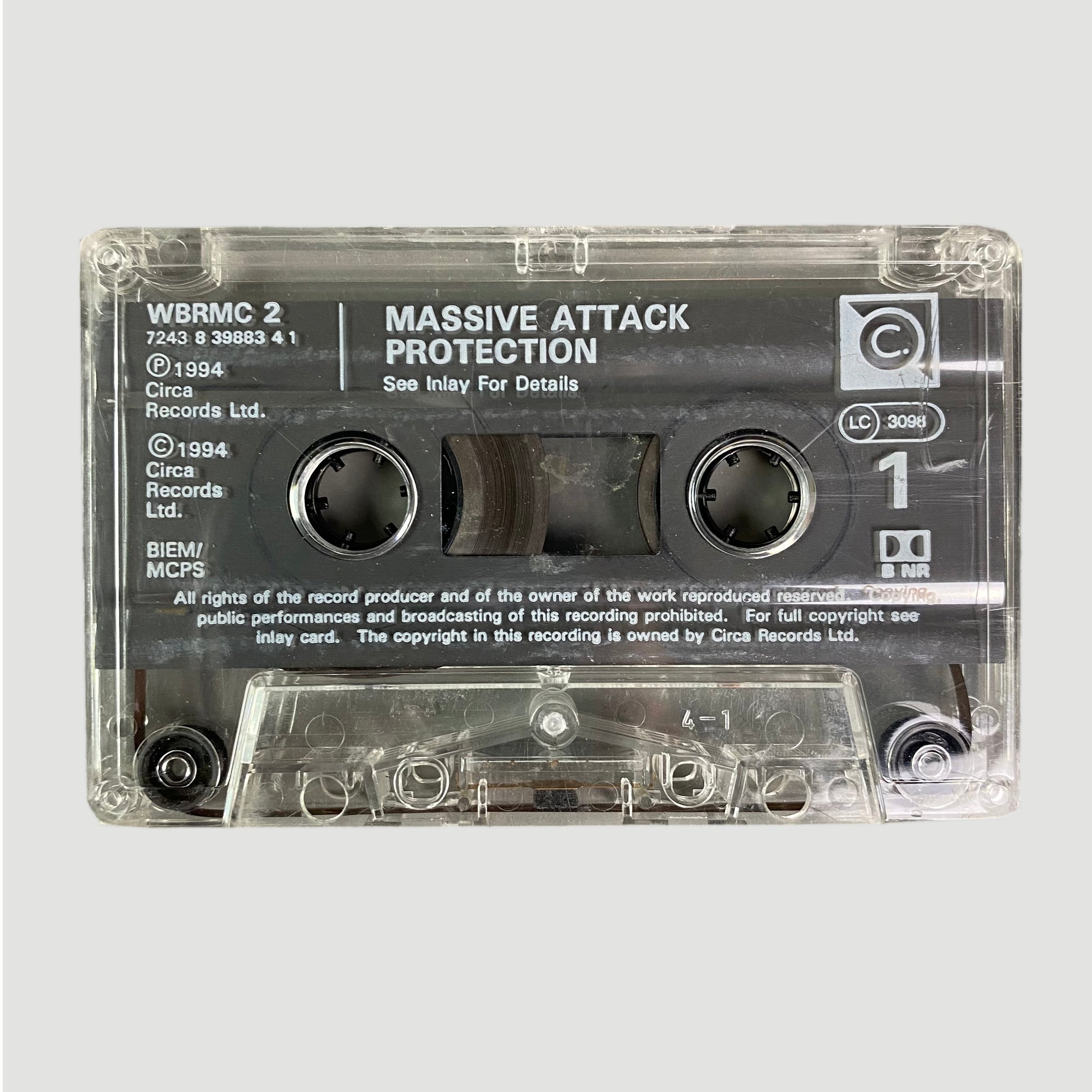 1994 Massive Attack Protection Cassette