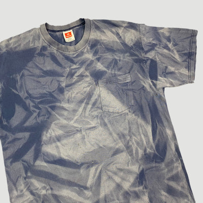 90's Basic Faded Navy Pocket T-Shirt