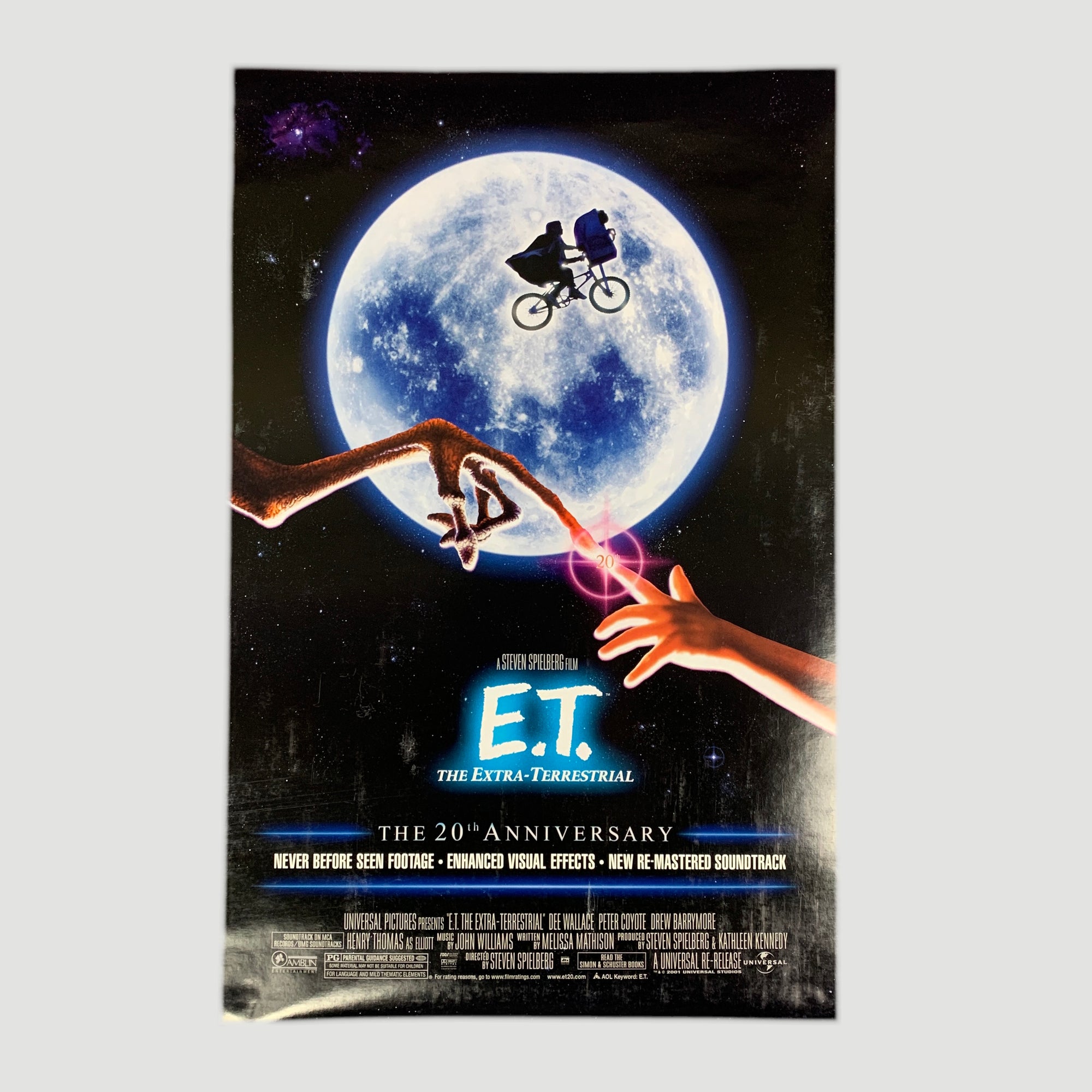 4000枚限定　2022年ニウエ「E.T. イーティー・映画ポスター」純銀バー Unified Goods