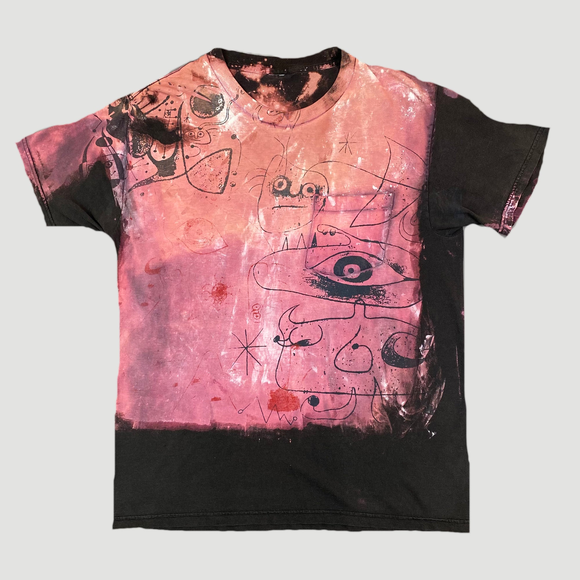 90's Home Made Screen Printed Art T-Shirt