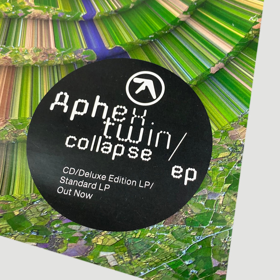 2018 Aphex Twin 'Collapse' EP Promo Poster