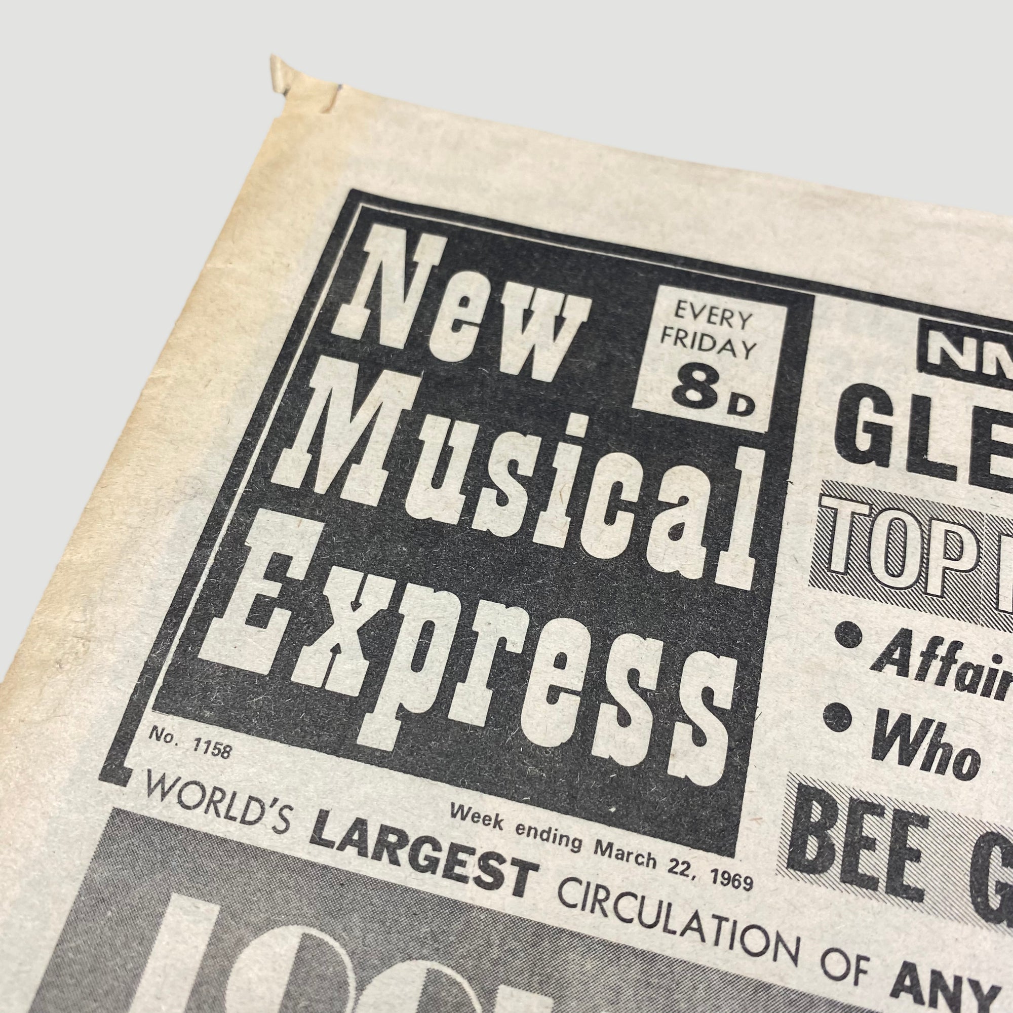 1968 NME Scott Walker 'Scott 3' Cover Issue