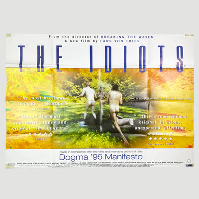 The Idiots (DOGME 95) (1997) UK Original Quad Cinema Poster